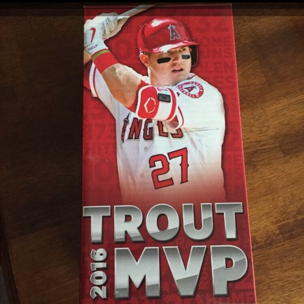 Mike Trout 2016 MVP bubblehead